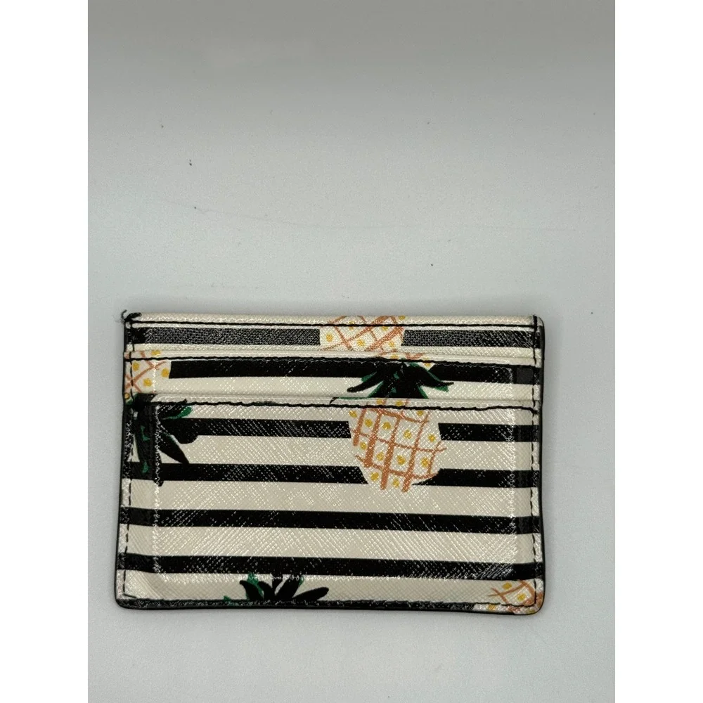 Kate Spade New York Card Holder Stripe‎ Pineapple Credit Card Case